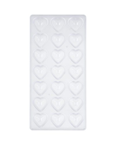 Molde policarbonato bombones forma corazón