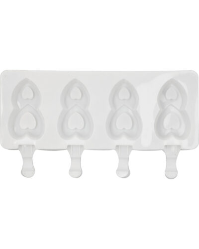 Molde paletas doble corazón