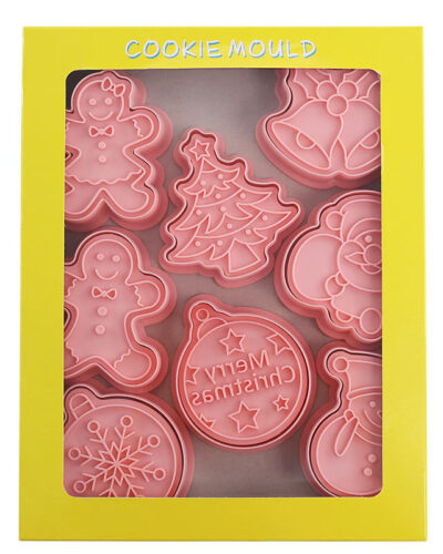Set 8 cortantes galletas navidad